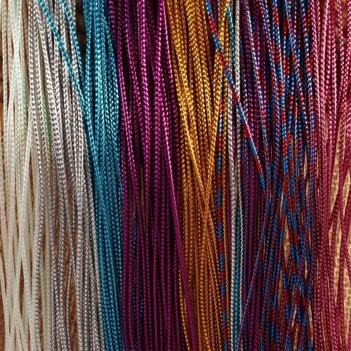 10 Pcs/Set Dreadlock Beads Braided Elastic Rope Stretchable Shimmer Braiding Hair Decor Styling Fashion Party Hair Decorations