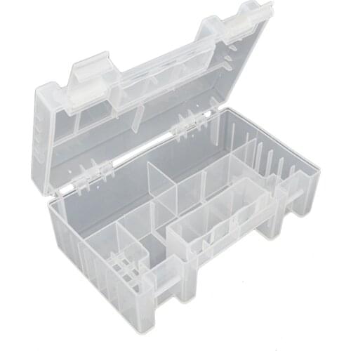 2pcs Plastic Battery Storage Box Case Holder Container Organizer for AA AAA Battery