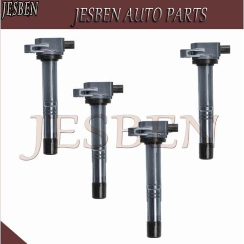 4PCS 30520-R40-007 099700-148 Ignition Coil fit for Honda Accord Civic Crosstour CR-V CRV ODYSSEY Acura ILX 2.0L 2.4L 2000-2015