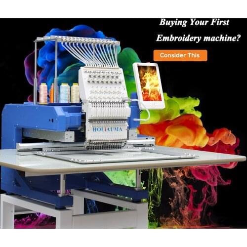3 Years warranty ! HOLiAUMA High quality one head 3D cap garment t-shir embroidery machine
