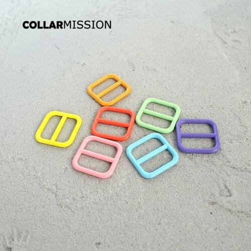 50pcs/lot adjustable buckle 20mm webbing sewing zinc alloy metal crafts stoving varnish metal buckle 7 colours