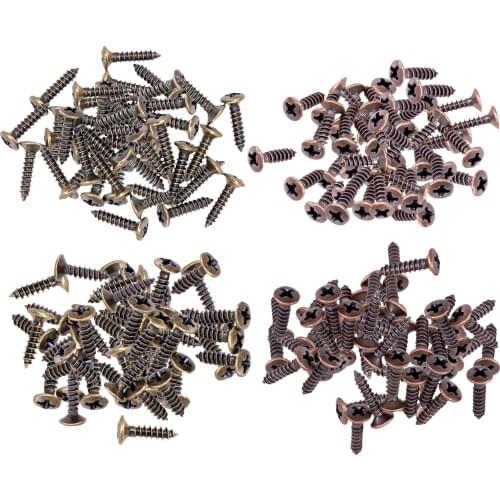 50 Pack of Pickguard Mounting Screws for ST/SQ Electric Guitar DIY Accessory