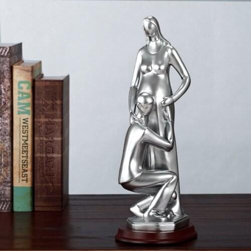ABSTRACT FIGURES FIGURINES FAMILY ANGEL MAN AND WOMEN ART SCULPTURE RESIN ART&CRAFT HOME DECORATION ACCESSORIES R806