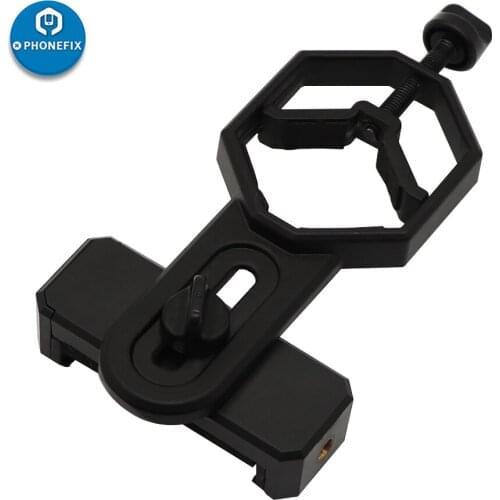 Cellphone Telescope Adapter Mount Universal Phone Bracket Mount for Spotting Scope Telescope Microscope Monocular Binocular Clip