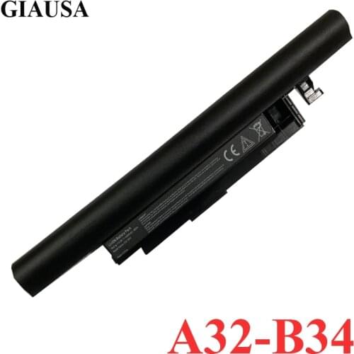 New best A32-B34 A31-C15 A41-B34 Battery for Haier S500 Medion S4209 S4211 S4216 S4611 k560 K56L K5 Tongfang Ruirui V550 6 Cells