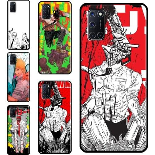 Chainsaw Man Anime Case For OPPO Find X3 Pro F5 A1K A3S A5S A15 A52 A72 A83 A91 A93 A5 A9 A31 A53 2020 Cover