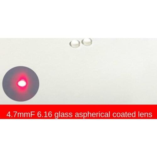 D4.7 Focal Length 6.16 Laser Module Focusing Lens, Transmitting Tube Glass Aspheric Collimating and Coating Optical Lens