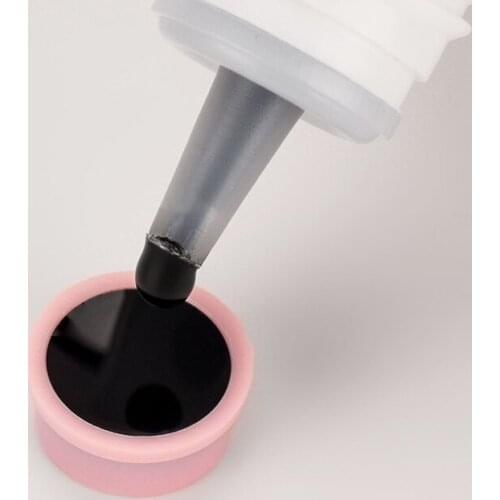 2021 New 100pcs Glue Gasket Eyelash Holder Plastic Pink Drop Glue Delay Cup Top Glue Cup Beauty Eyelash Tool Saving Time