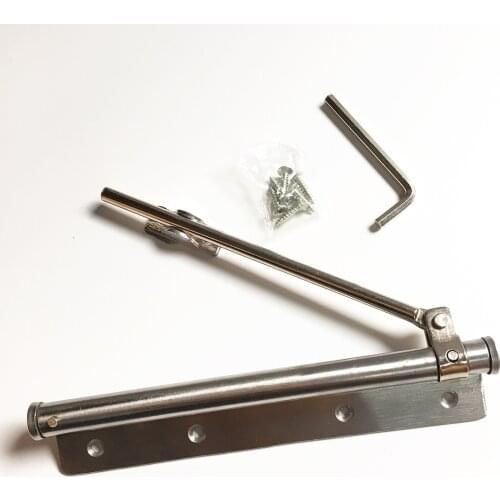 Door Closer Single Spring Strength Adjustable Surface Mounted Stainless Steel Automatic Closing Fire Rated Door Hardware 45kg