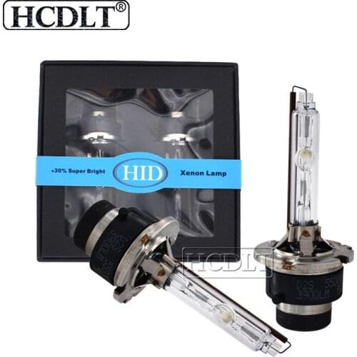HCDLT Wholesale D2S HID Xenon Bulb Lamp 12V 35W D4S 5500K Car Headlight Kit Xenon D2S D4S HID Replacement Metal Bulb Car Styling