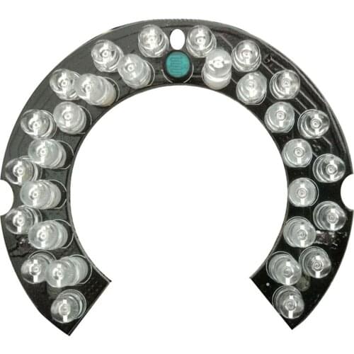 30 IR LED IP Dome Camera customized angle 15-90 Degree Surveillance CCTV accessory Dimension 65mm Board