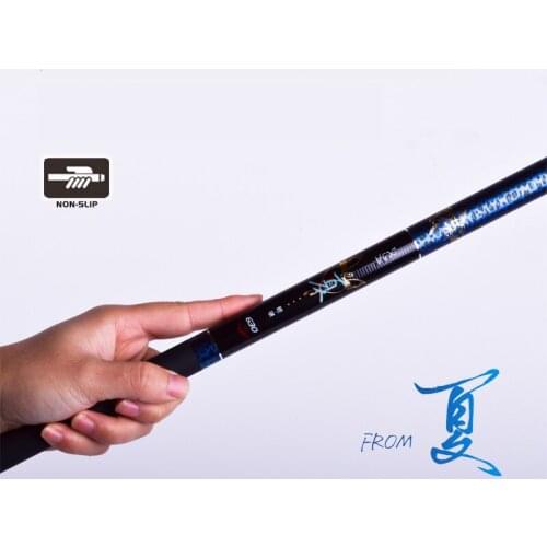 Jinsong SUMMER Stiff Tele Pole Fast Carbon Telescopic Fishing Rods 3.6m-8.0Meters Light Weight