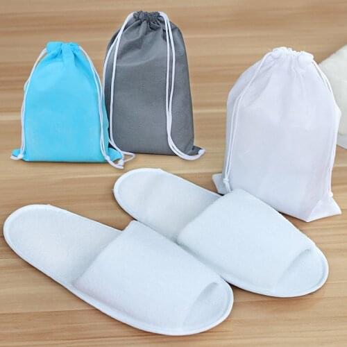 2021 New Shoes Men Simple Men Slippers Hotel Travel Portable Folding Room Disposable Home Guest Indoor Slippers Large Size Shoes