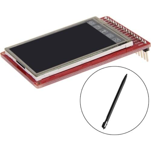 OOTDTY 3.3V TFT LCD 2.0" Touch Screen Breakout Board With Touch Pen For Arduino