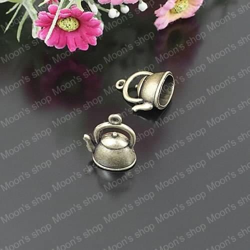Wholesale Antique bronze Kettle Alloy Charms Pendants Diy Jewelry Findings Accessories 20 pieces (JM1796)