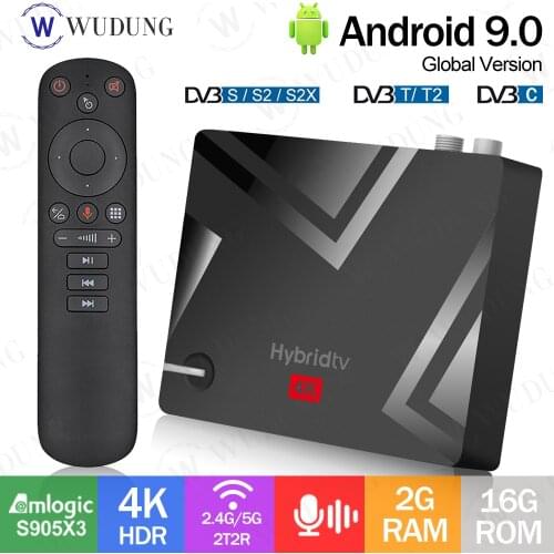 MECOOL K5 Amlogic S905X3 DVB S2/T2/ Android 9.0 Smart TV Box 2.4G 5G WIFI Bluetooth 4.1 2GB 16GB Set Top BOX PK K3 K7 TV BOX
