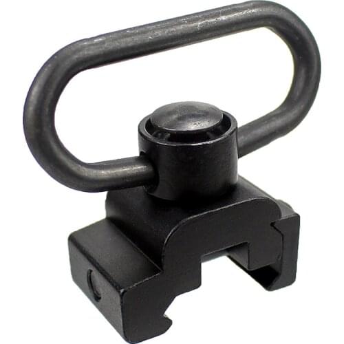 QD Sling Mount and Swivel with Release Button for Picatinny Weaver Rail Mounted Quick Release Sling Ring Set Adapter Hunting