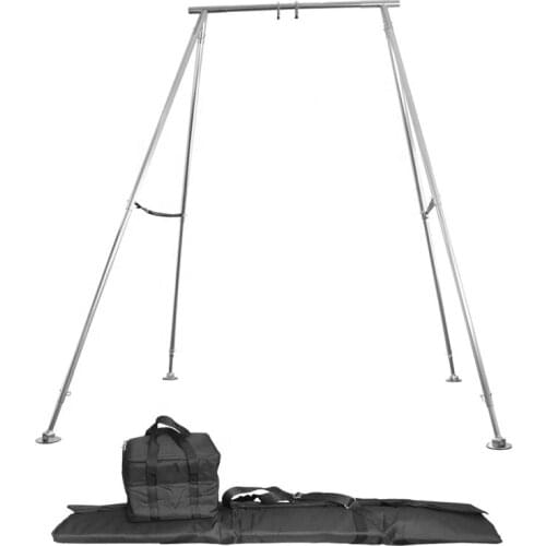PRIOR FITNESS Inversion Yoga Swing Stand Trapeze Aerial Yoga Frame Yoga Indoor Swing Stand Outdoor Aerial Rig with Carrying Bag