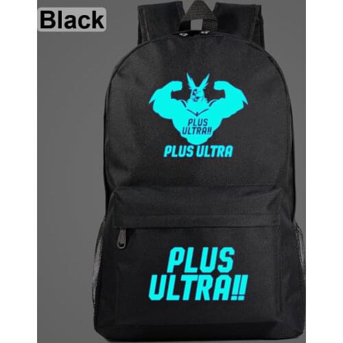 Luminous Cartoon Anime Deku My Hero Academia Galaxy Plaid Children School bag Teenagers Student Schoolbags Women Men Backpack