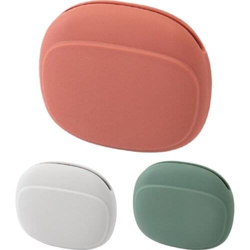 Universal Portable Cable Headphone Soft Storage Bag Silicone Protective Cover