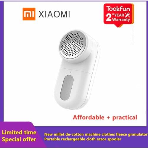 New original Xiaomi Mijia cotton removal machine clothes fleece granulator portable rechargeable cloth razor to clothes spool