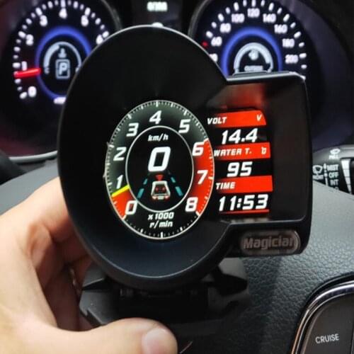 Magician OBD Instrument None Car Multi-function Meter Tachometer Oil Temperature Meter Water Temperature Meter Head-up