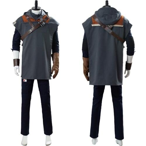 Star Cosplay Jedi Fallen Order Cosplay Cal Kestis Cosplay Costume Outfit Uniform Full Suit Halloween Costumes