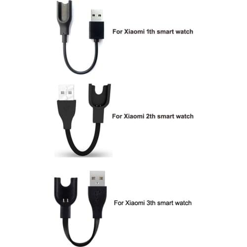 1pcs New USB Charging Cable Charger Cord Adapter for Xiaomi Mi Band 1/2/3 Smart Bracelet Charger