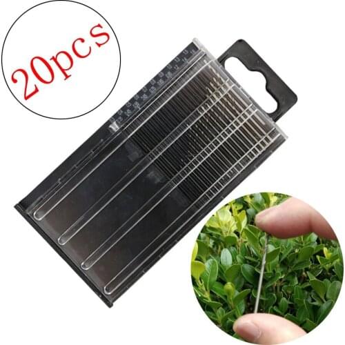 20Pcs Mini HSS Micro High Speed Steel Twist Drill Bit Set box 0.3mm-1.6mm tiny Micro Twist Drill Bit