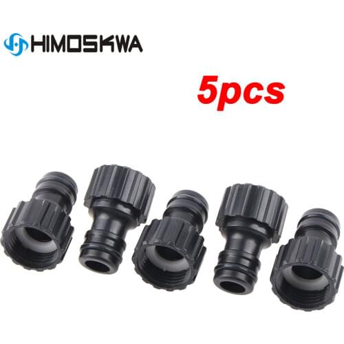 5pcs thickening plastic 1/2" female thread quick connector wate tap nozzle faucet adapter car wash gun joints garden irrigation