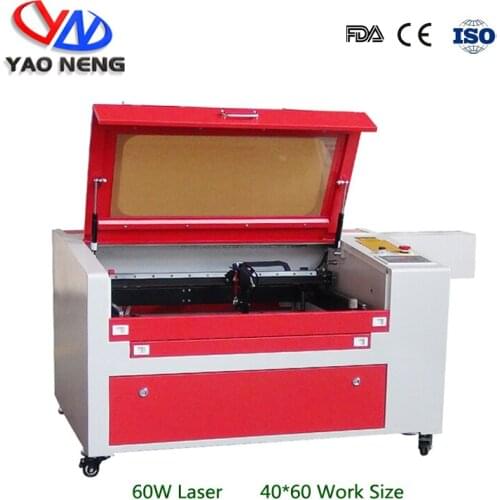 6040 50W 60W 80W Wood Acrylic Laser Engraving and Cutting Machine Co2 Laser Cutter Manual Up and Down Working Table