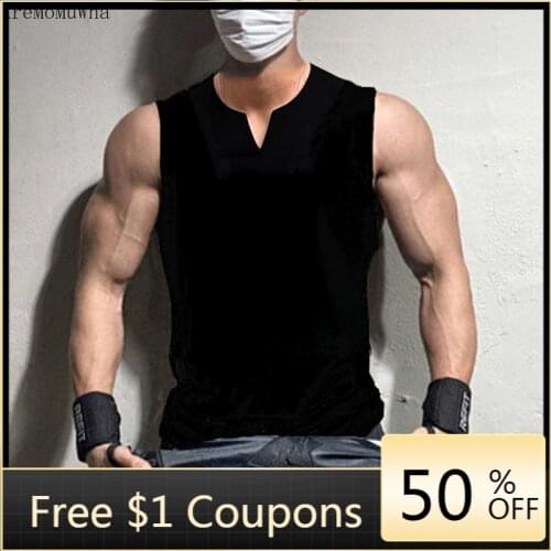 AreMoMuWha Men's Fitness Tank Tops