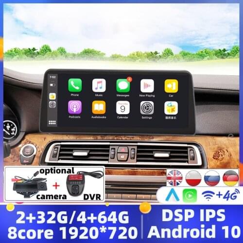2021 Top!12.3" 4GB+64GB Carplay 1920*720 Android 10.0 Car Gps Multimedia Player For BMW F01/F02 7 Series 2009-2015 Carplay DSP
