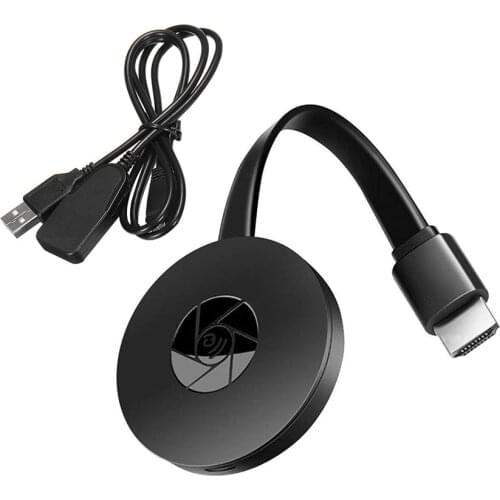 Wireless 1080P HDMI-compatible Display Adapter, Smartphones Laptop Streaming Receiver, PC to TV/Monitor/Tablet