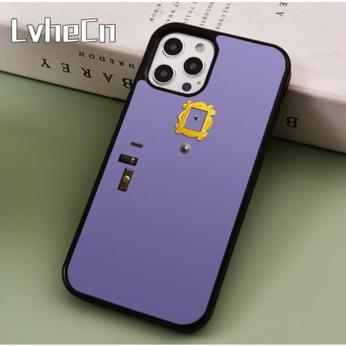 LvheCn Monicas Door Friends TV Show Phone Case Cover For iPhone SE 2020 6s 7 8 Plus 11 12 Pro X XR XS Max Samsung S9 S10 coque