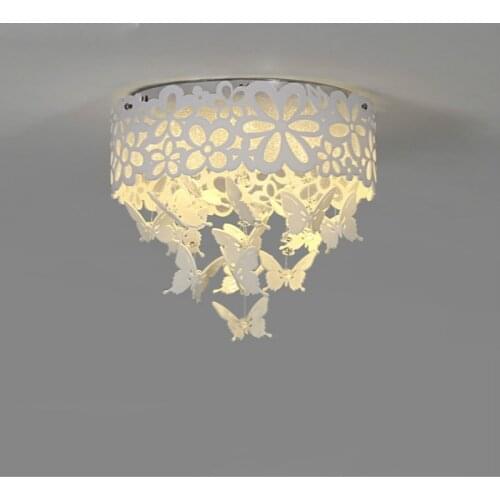 Girls Bedroom Led Butterfly Ceiling Lamp acryl Wedding Lighting Surface study Lamp Living Room Kids Ceiling Light led Fixtures