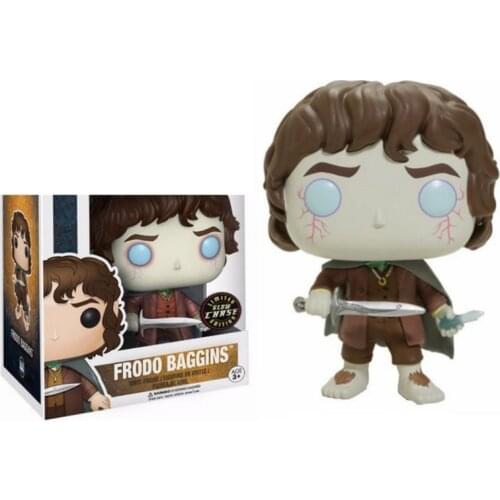 Funko Lord Ofs Frodo Baggins 444# Rings Vinyl Action Toy Figures Brinquedos Collection Model Kids Gifts Toys for Children