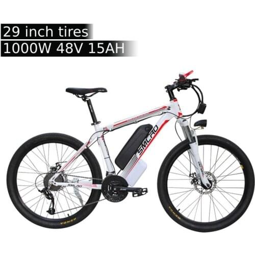 Huakaii 29 Inch Electric Bike 48V 1000W 15AH Ebike Mountain Electric Bicycle for Adults Beach e bike mountain electric bike