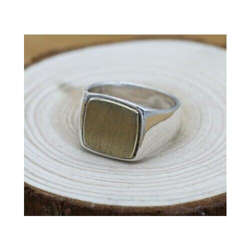 100% 925 Silver Ring Vintage Pure Silver Ring Fashion Ring
