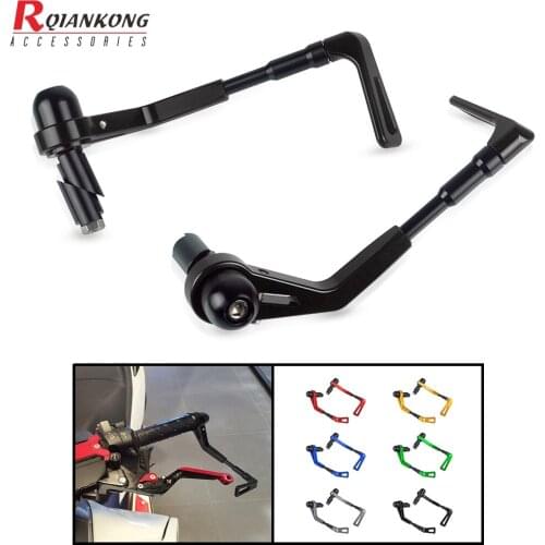 Motorcycle 7/8"22mm Universal Handlebar Grips Guard Brake Clutch Levers Guard Protector For 125 200 250 390 690 790