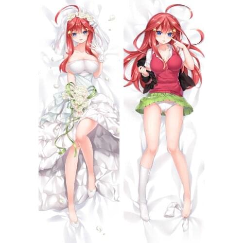The Quintessential Quintuplets go-toubun no-hanayome pillow cover sexy girl nakano nino Dakimakura nakano miku body Pillowcase