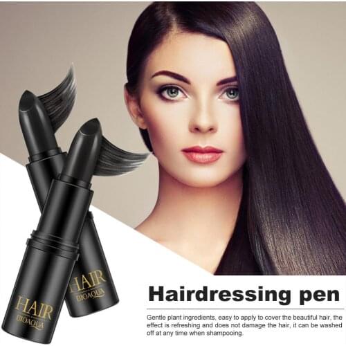 4g Hair Color Stick Hair dye Cream Lipstick Shape Hairdressing One-time Hair Waxing Supplies Temporary Cover Up White Hair Style