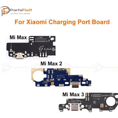 Charging Port Board for Xiaomi Mi Max Max2 Max3 Dock Connector PCB Board Ribbon Flex Cable Replacement