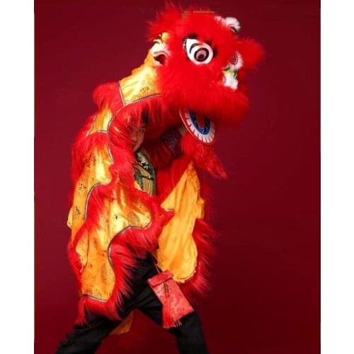 Premium Lion Dance Costume for Children Lion Dance for Kids christmas new years holiday party stage prop