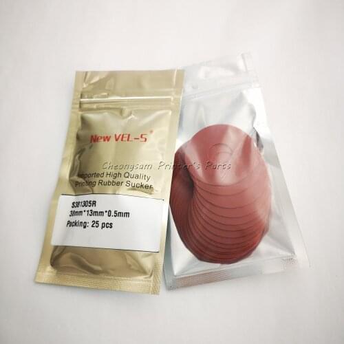 Printing Rubber Sucker Size 38mm*13mm*0.5mm For Heidelberg Printing Machine Spare Parts