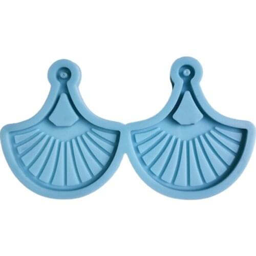 Earrings Epoxy Resin Mold Keychain Pendant Silicone Mould DIY Craft Jewelry Mold U90F