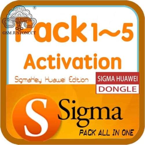 Sigma box / sigma key Pack 1 2 3 4 5 Activation for sigma huawei dongle Edition key