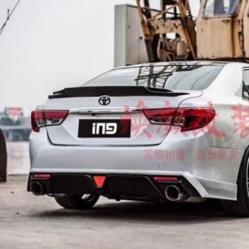 For TOYOTA Mark X Spoiler 2010-2018 REIZ spoiler High Quality Carbon Fiber Rear Trunk Spoiler