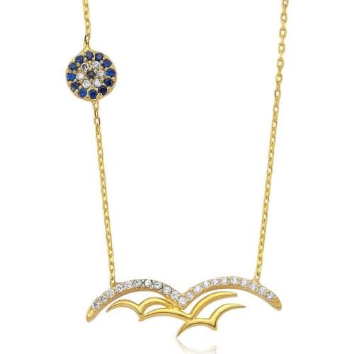 Tevuli 925 Sterling Silver The Genres Change Seagull lady necklace