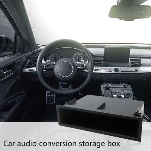 Trace Single Universal Din CD Player/Pocket Storage Box Universal Car Stereo
